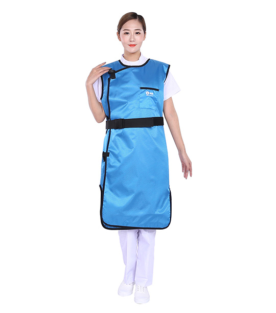 雙面連體B款 菱形天藍連體無袖鉛衣